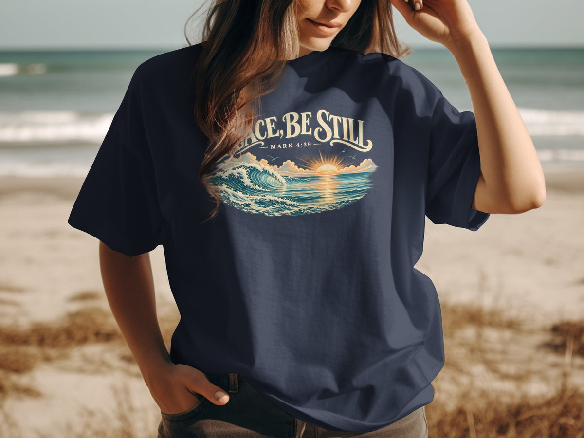 Peace Be Still Vintage Wave T-Shirt