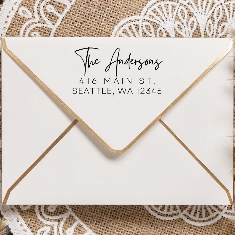 Add Elegance to Your Stationery With a Return Address Stamp