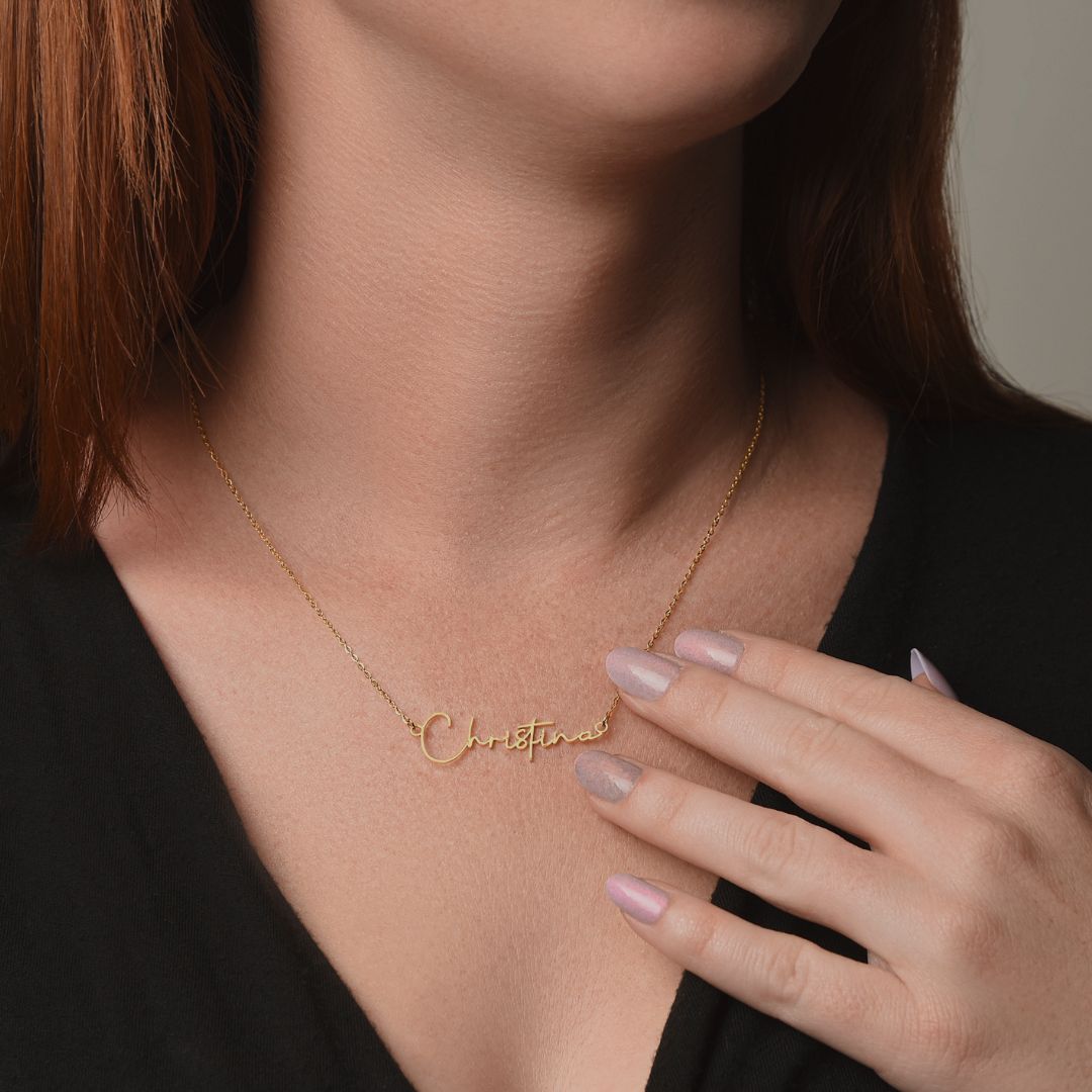 Personalized Christian name necklace — meaningful faith gift | The Faith World