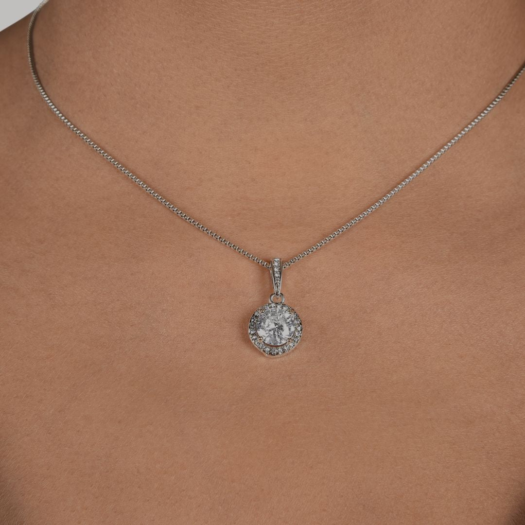Personalized zirconia stone necklace — Christian jewelry | The Faith World