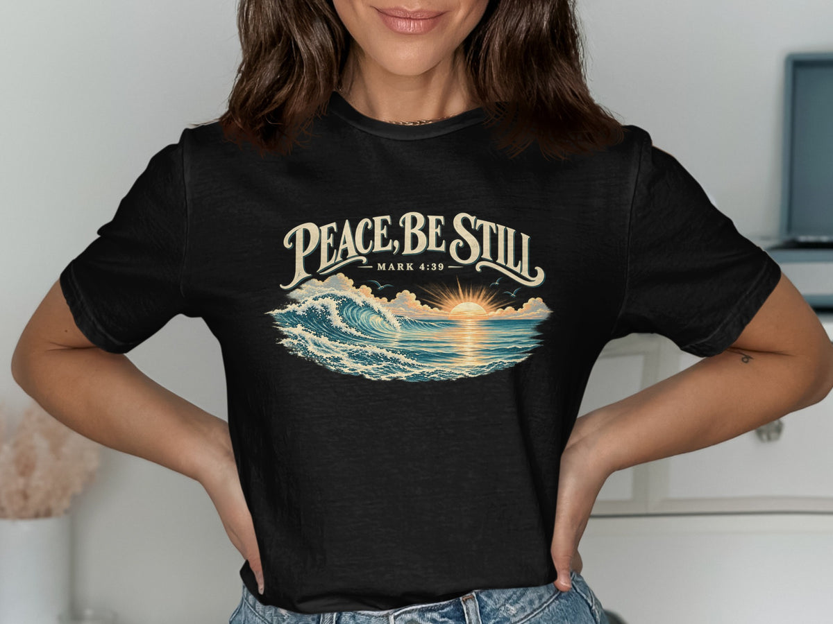 Peace Be Still Vintage Wave T-Shirt