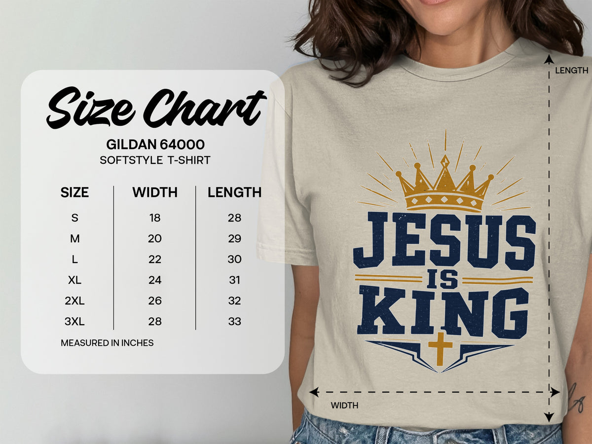 Jesus Is King Vintage Crown T-Shirt