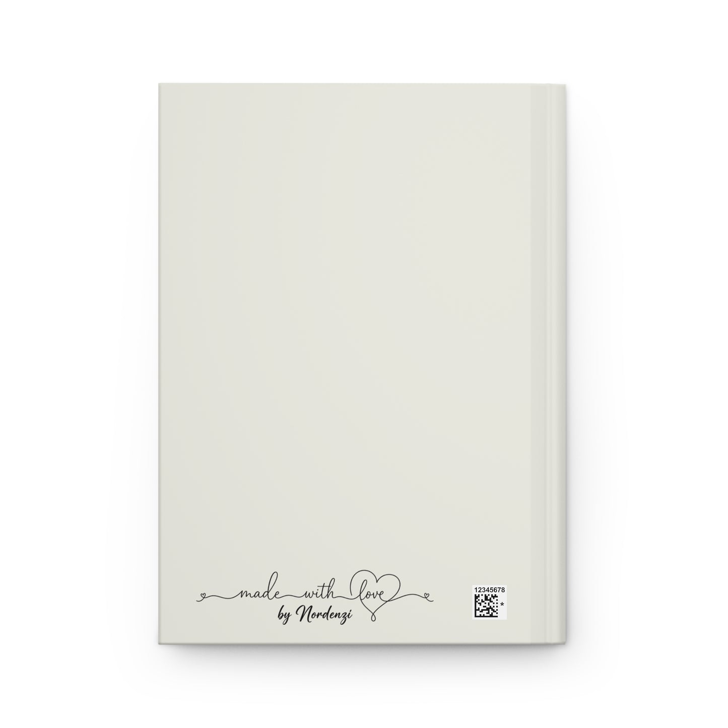 Pastor Personalized Hardcover Journal — open pages showing lined paper | Nordenzi