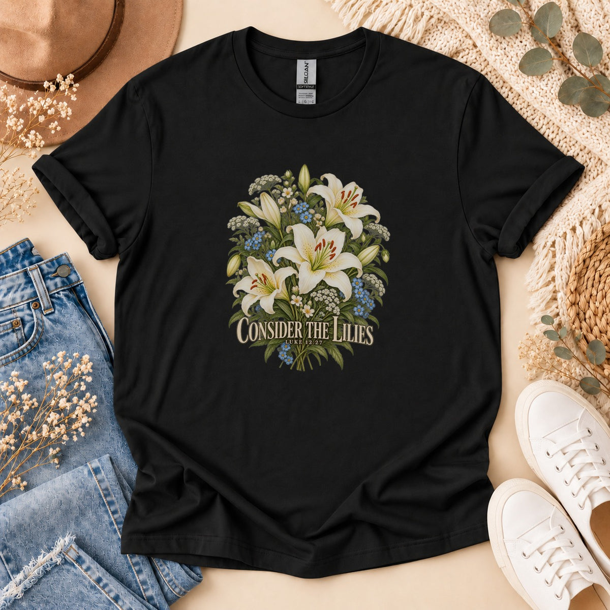 Consider The Lilies Botanical T-Shirt