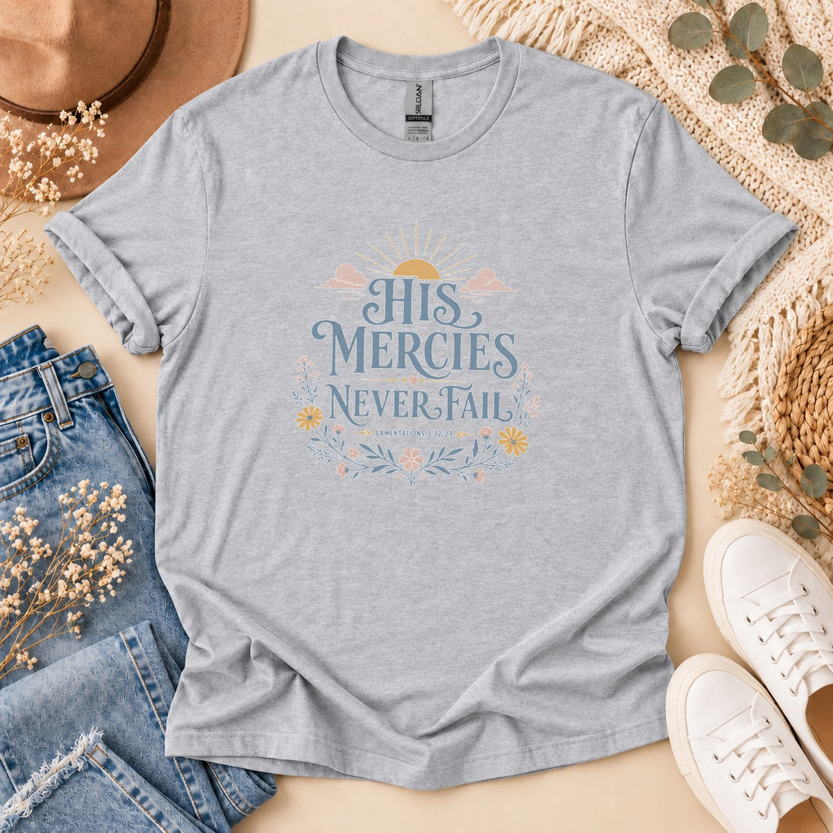 His Mercies Never Fail Graphic T-Shirt