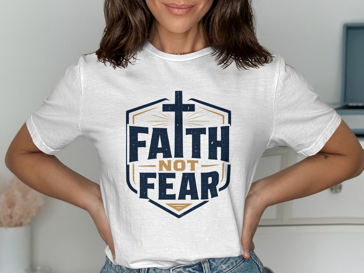 Faith Not Fear Crest T-Shirt