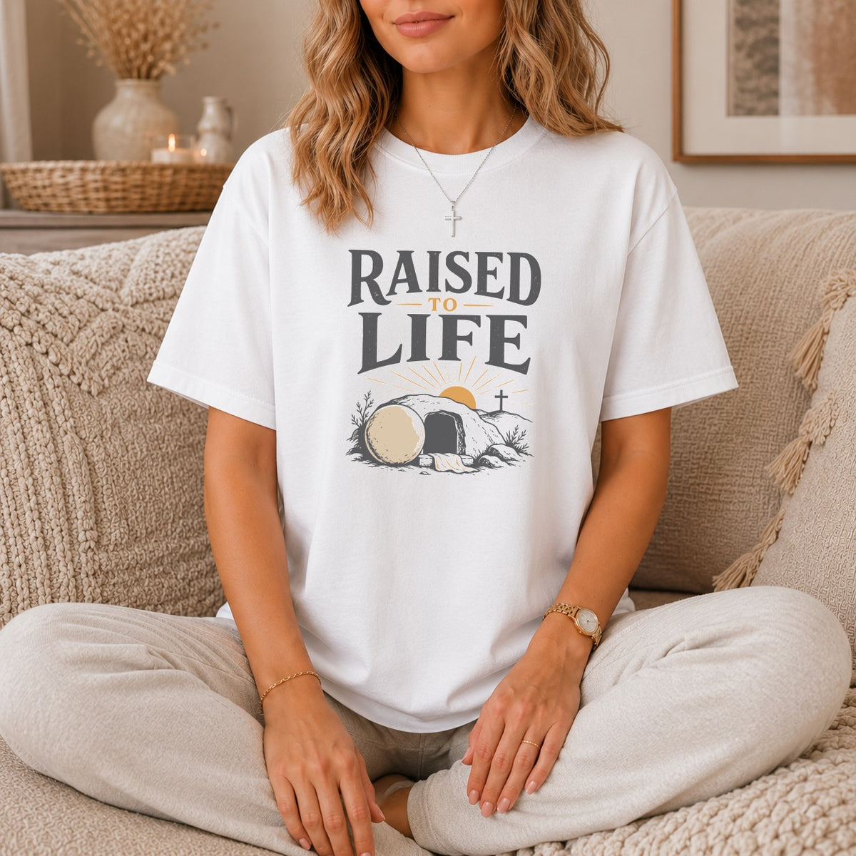 Raised To Life Empty Tomb Graphic T-Shirt