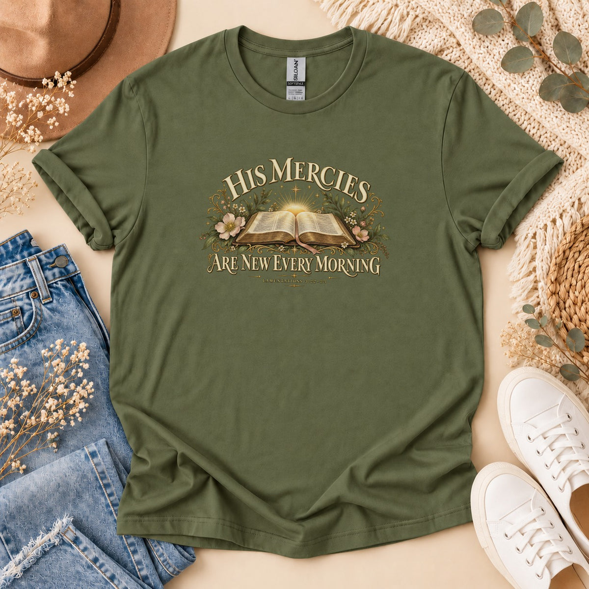 His Mercies Are New Vintage T-Shirt