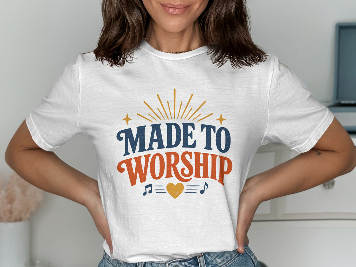Made To Worship Retro Graphic T-Shirt