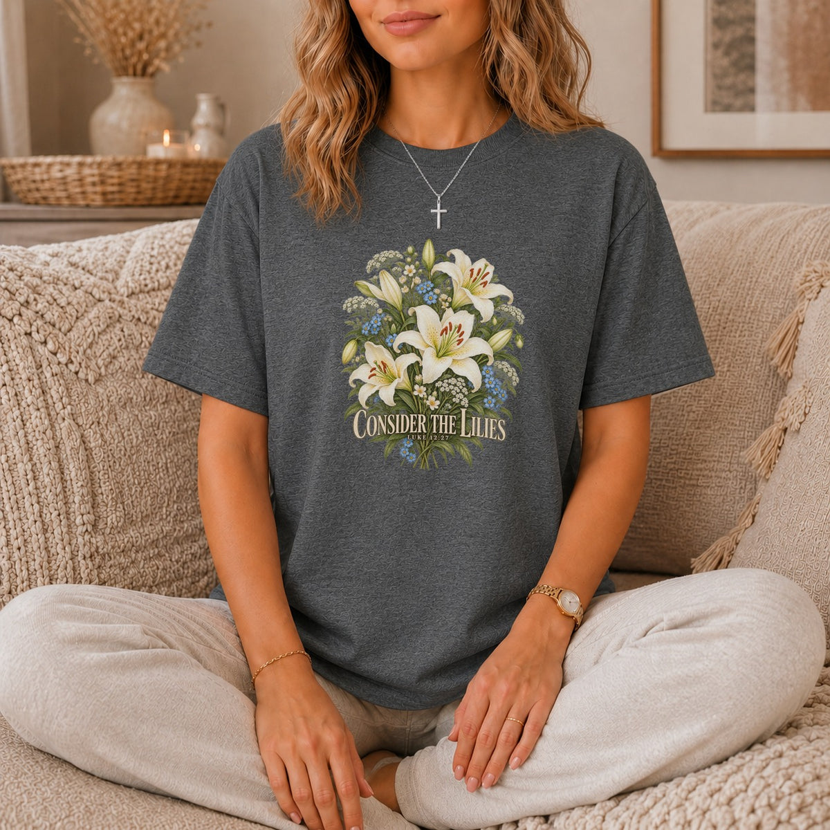 Consider The Lilies Botanical T-Shirt
