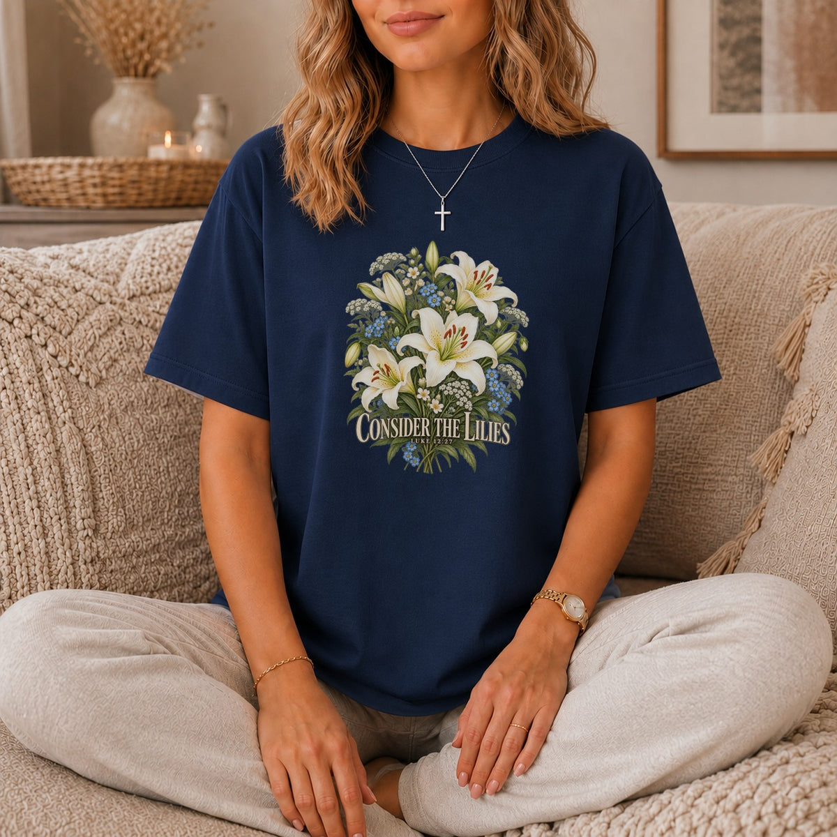 Consider The Lilies Botanical T-Shirt