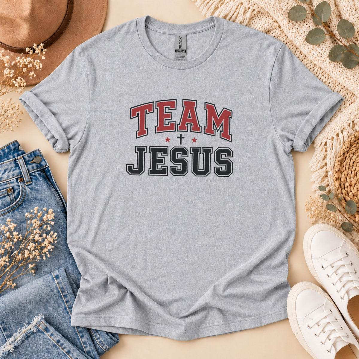 Team Jesus Varsity Graphic T-Shirt