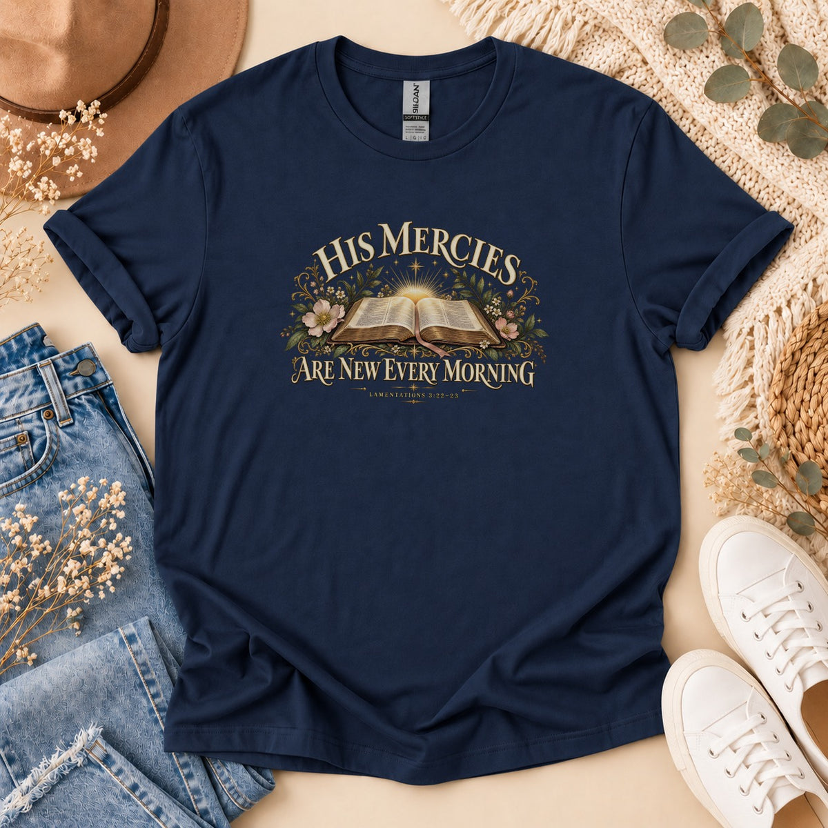 His Mercies Are New Vintage T-Shirt