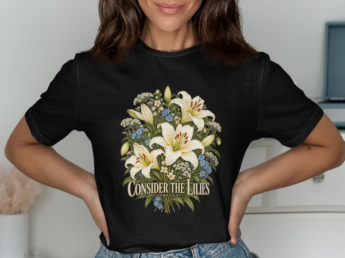 Consider The Lilies Botanical T-Shirt