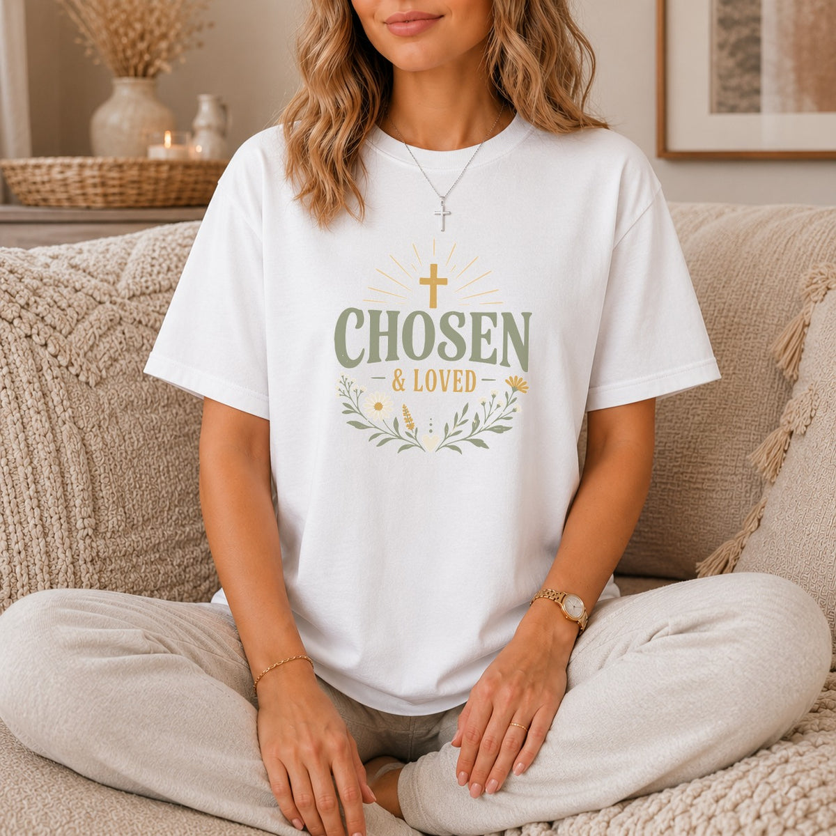 Chosen & Loved Botanical T-Shirt