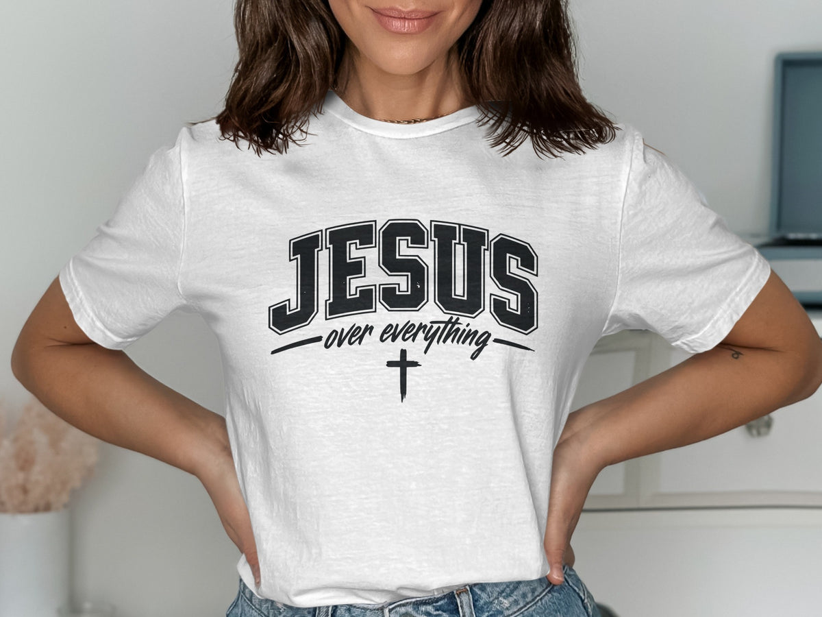 Jesus Over Everything Collegiate T-Shirt