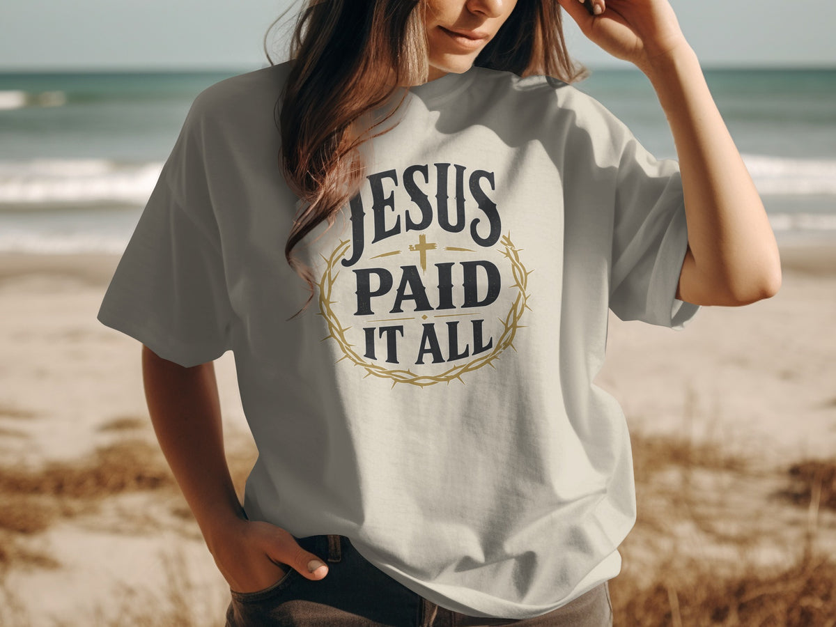 Jesus Paid It All Vintage T-Shirt