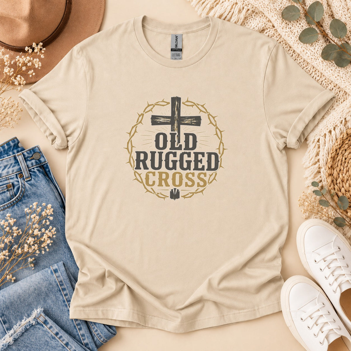 Old Rugged Cross Vintage T-Shirt