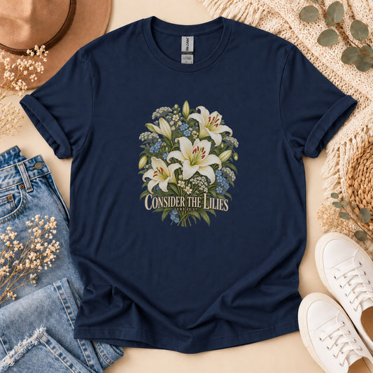 Consider The Lilies Botanical T-Shirt