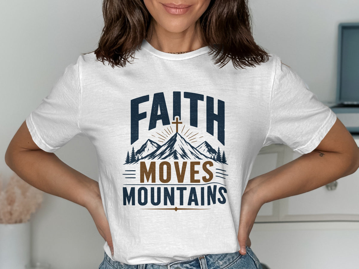 Faith Moves Mountains Vintage T-Shirt