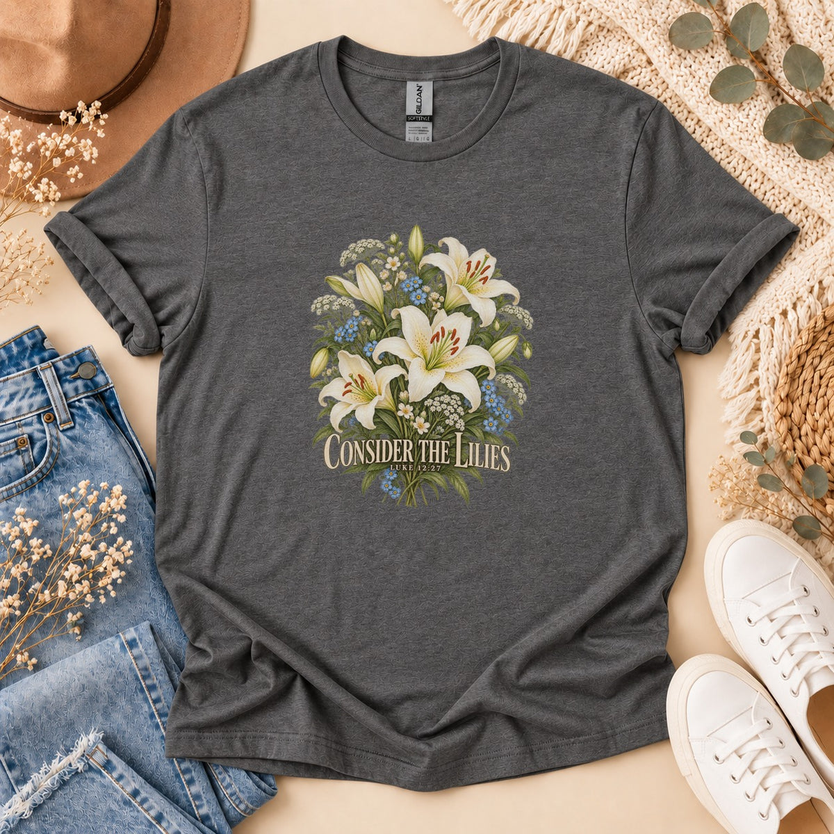 Consider The Lilies Botanical T-Shirt