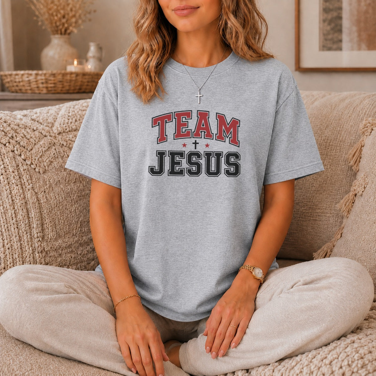 Team Jesus Varsity Graphic T-Shirt