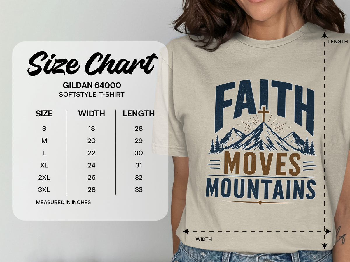Faith Moves Mountains Vintage T-Shirt