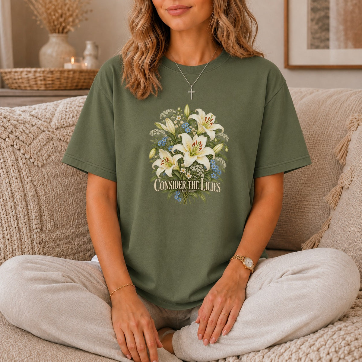 Consider The Lilies Botanical T-Shirt