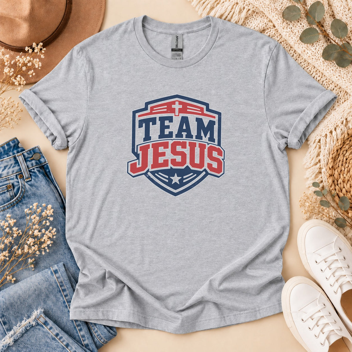 Team Jesus Varsity Crest T-Shirt