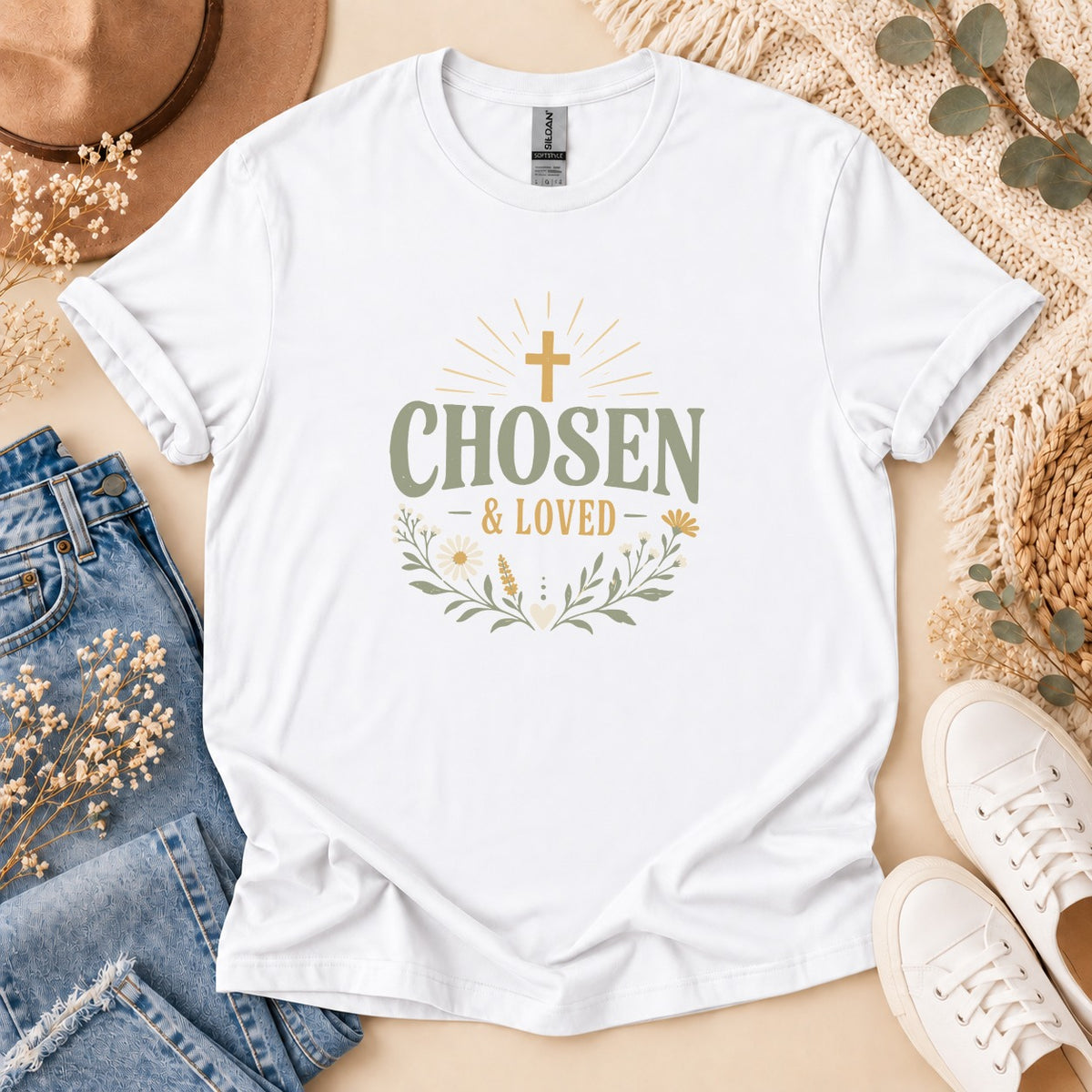 Chosen & Loved Botanical T-Shirt