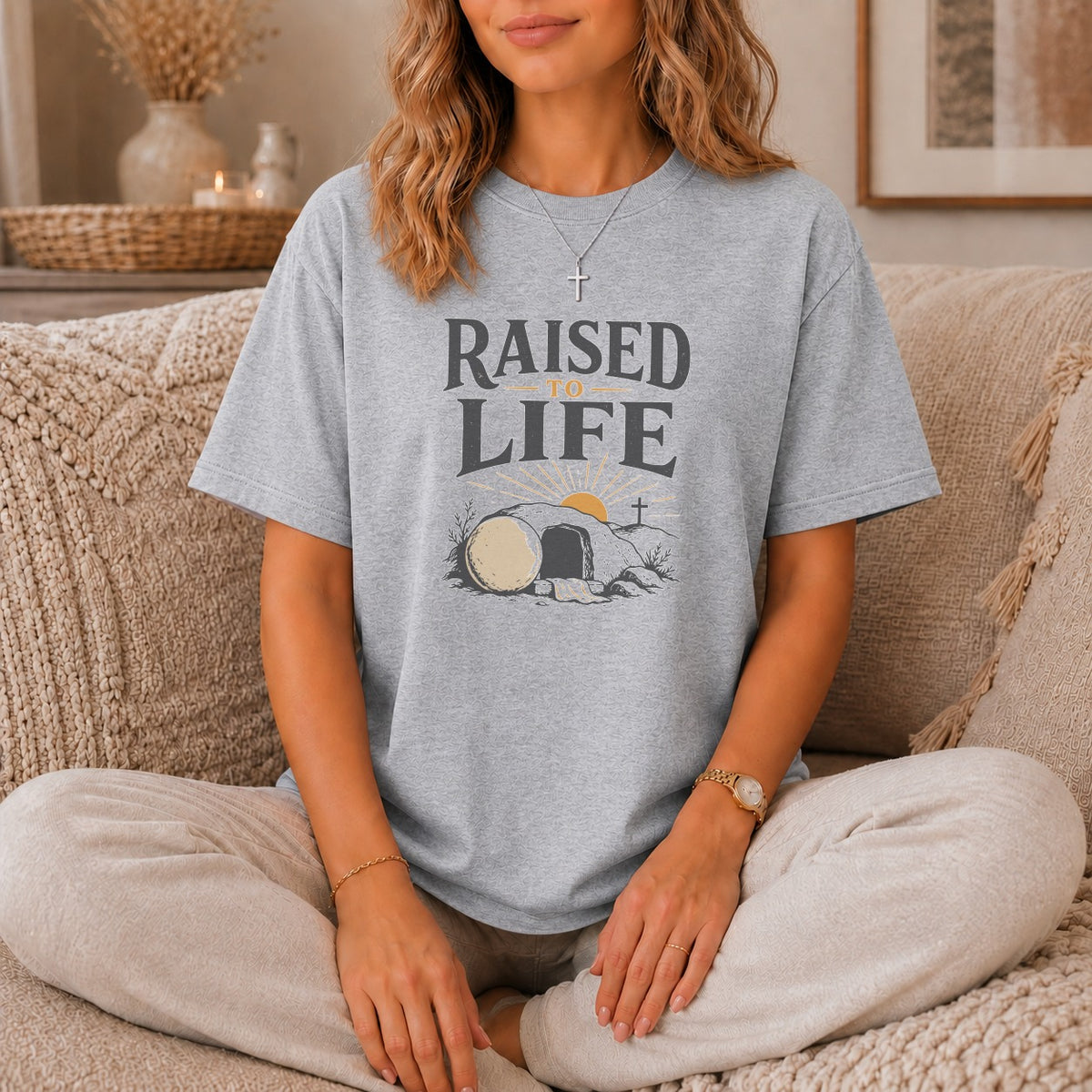 Raised To Life Empty Tomb Graphic T-Shirt