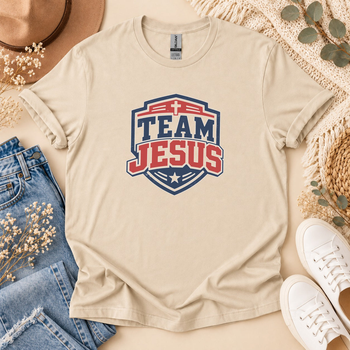 Team Jesus Varsity Crest T-Shirt