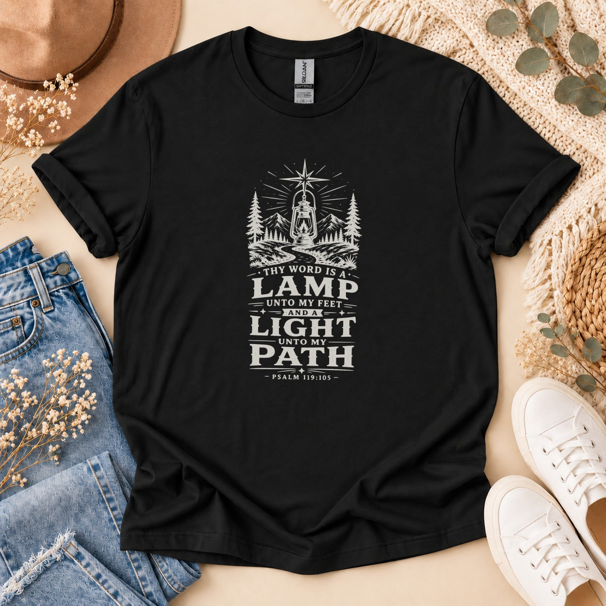 Lamp Unto My Feet Vintage Faith T-Shirt