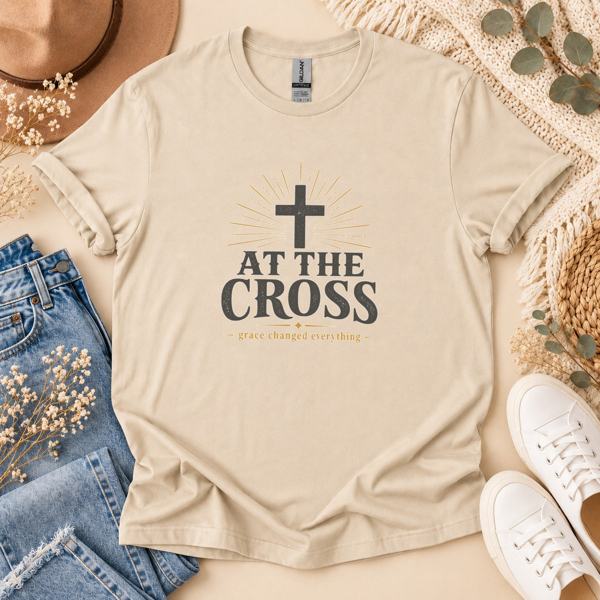 At The Cross Vintage Faith T-Shirt