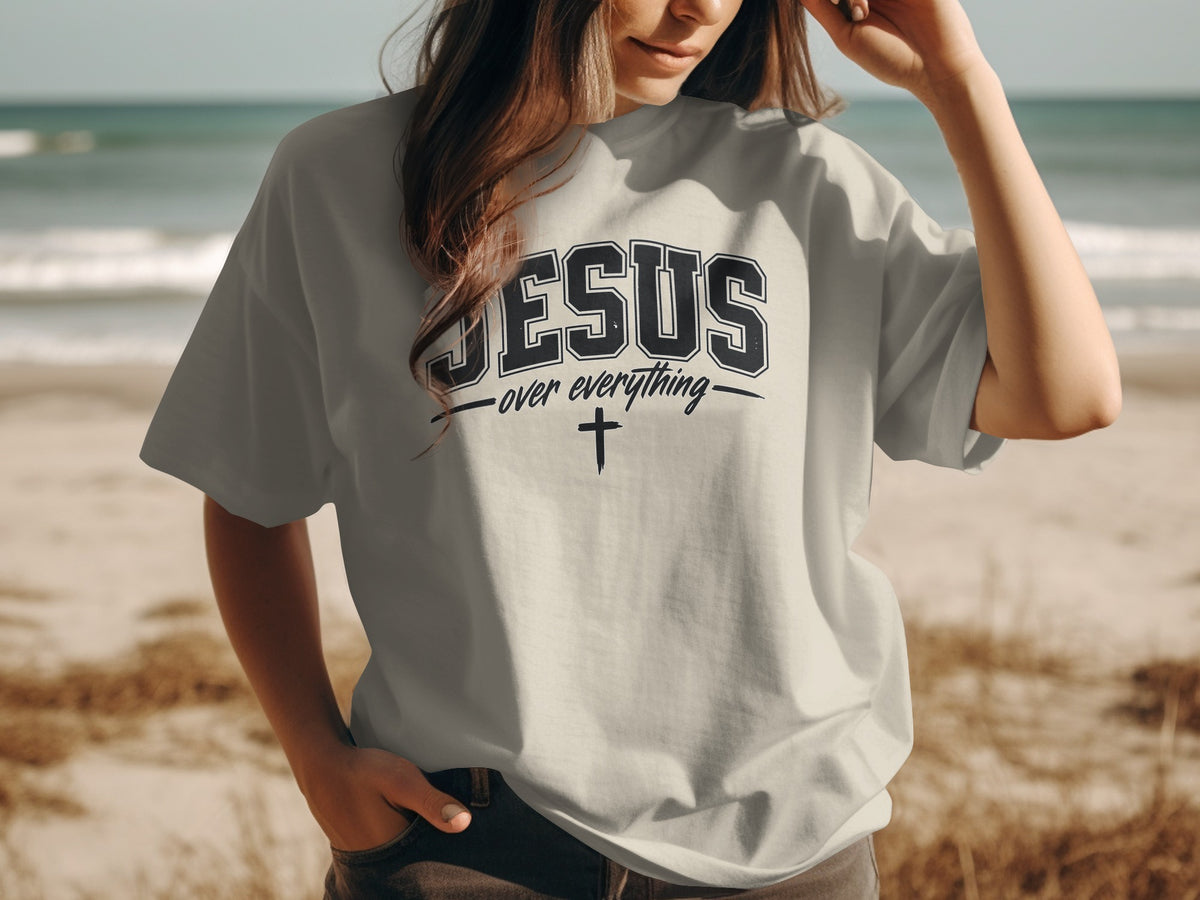 Jesus Over Everything Collegiate T-Shirt