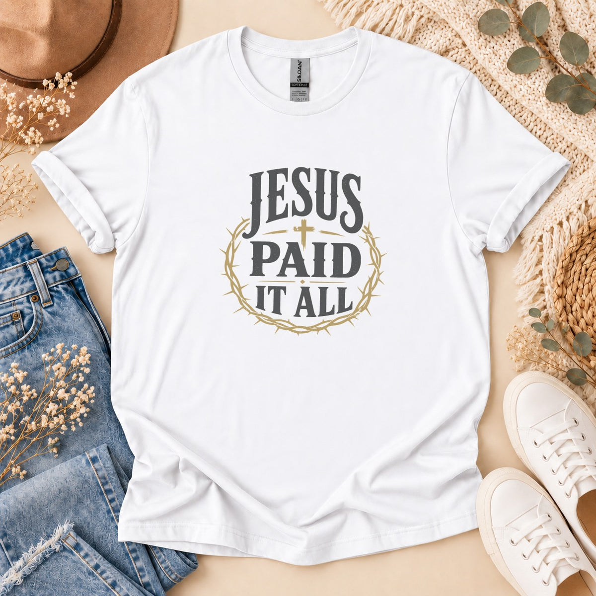 Jesus Paid It All Vintage T-Shirt