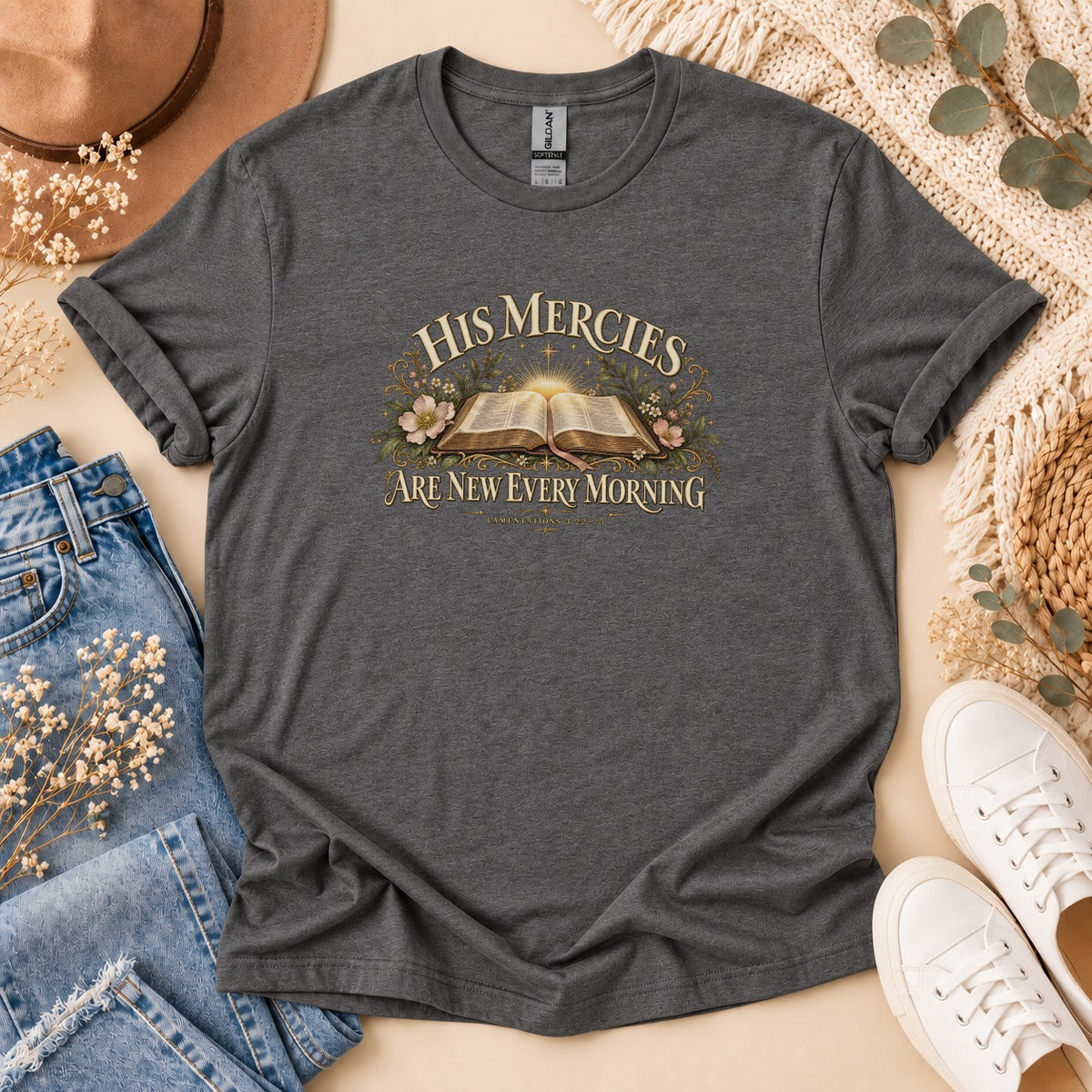 His Mercies Are New Vintage T-Shirt