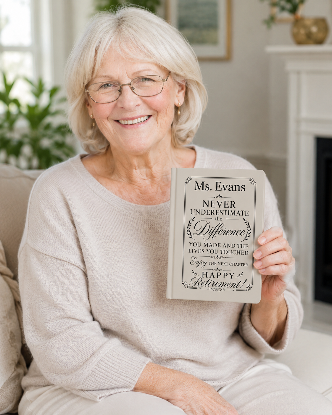 Personalized Retirement Gift Journal — Custom Name & Photo Keepsake
