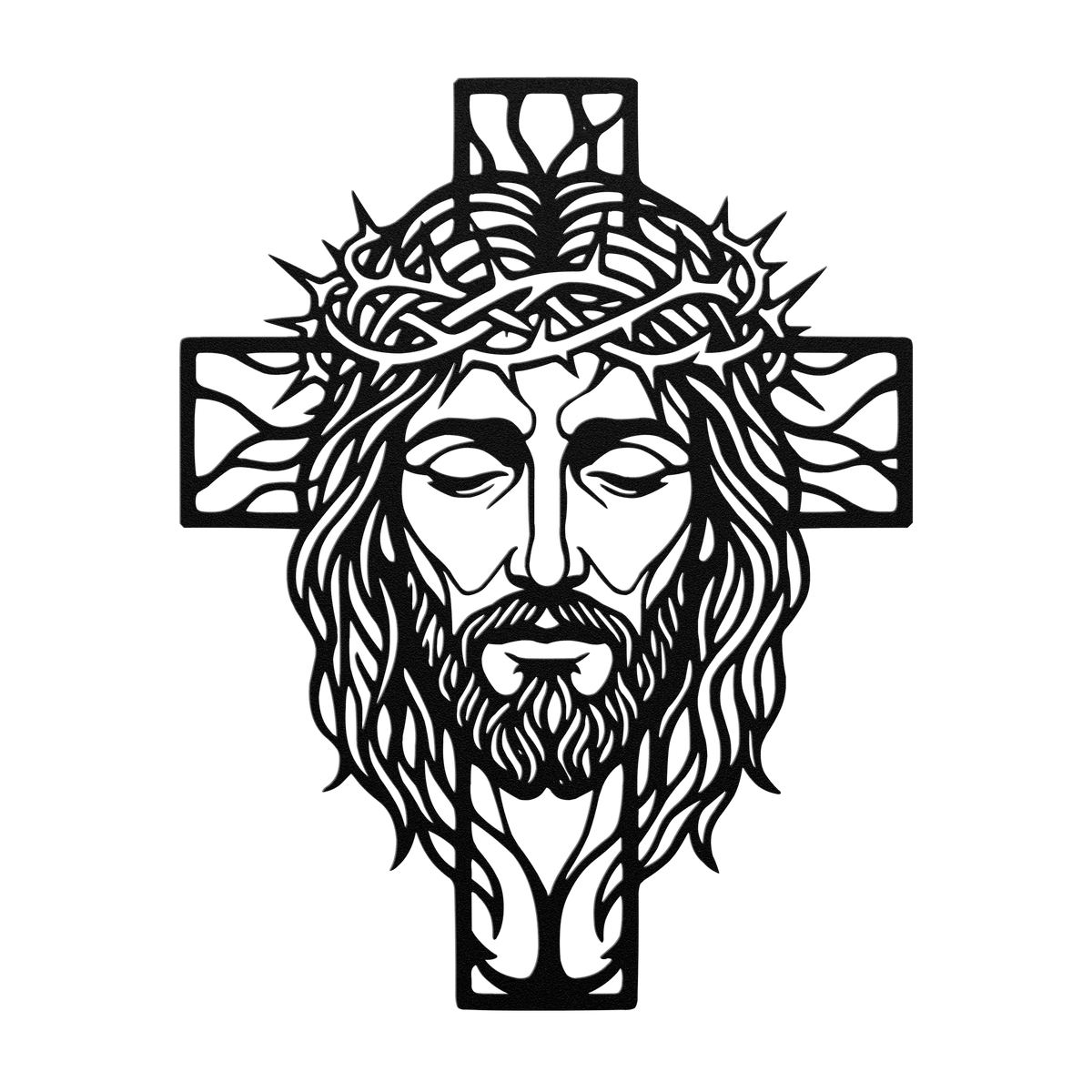 Jesus_Crown_of_Thorns_Cross_Wall_Art_Black_Transparent_Mockup.png_15984251
