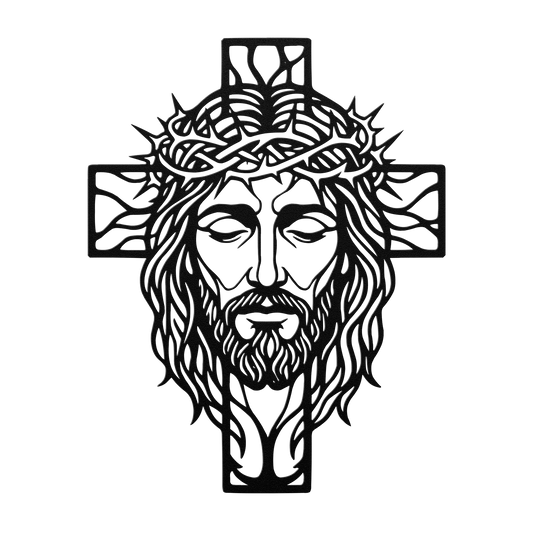 Jesus_Crown_of_Thorns_Cross_Wall_Art_Black_Transparent_Mockup.png_15984251