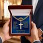 Pastor Appreciation Gift – Personalized Cuban Link Cross Necklace