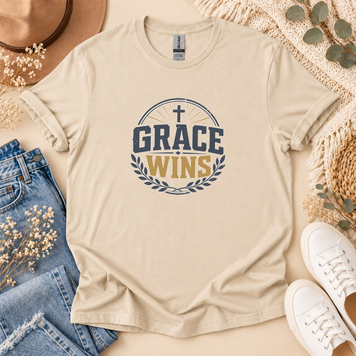 Grace Wins Vintage Varsity T-Shirt