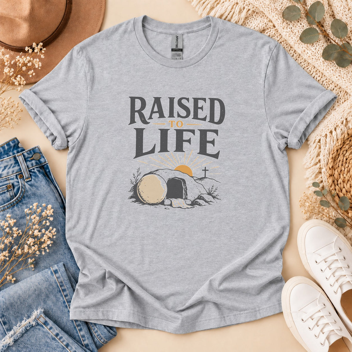 Raised To Life Empty Tomb Graphic T-Shirt