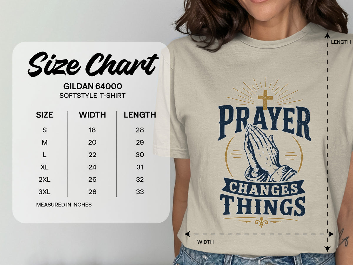Prayer Changes Things Vintage Faith T-Shirt