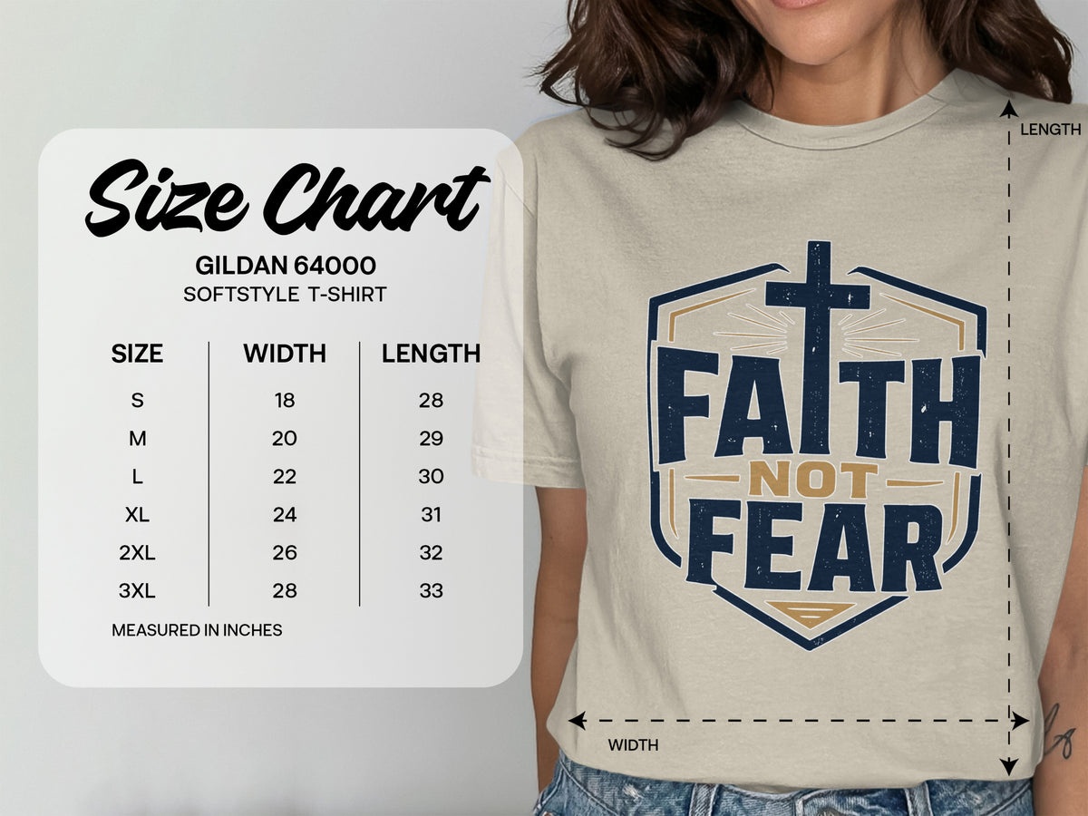 Faith Not Fear Crest T-Shirt