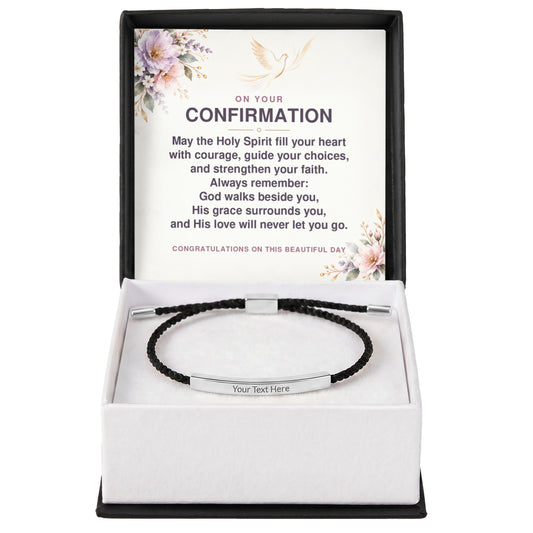 Personalized Confirmation Bracelet – Gift for Girls