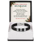 Men's Name Bracelet for Husband – Personalized Christmas Gift