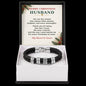 Men's Name Bracelet for Husband – Personalized Christmas Gift