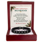 Men's Name Bracelet for Husband – Personalized Christmas Gift