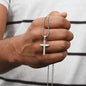 Get Well Soon Cross Necklace with Personalized Card – Engraved Faith Gift for Someone Sick